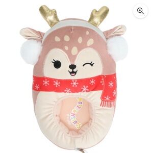 Squishmallows Dawn the Fawn Character Slippers Sz 13-1 NWT